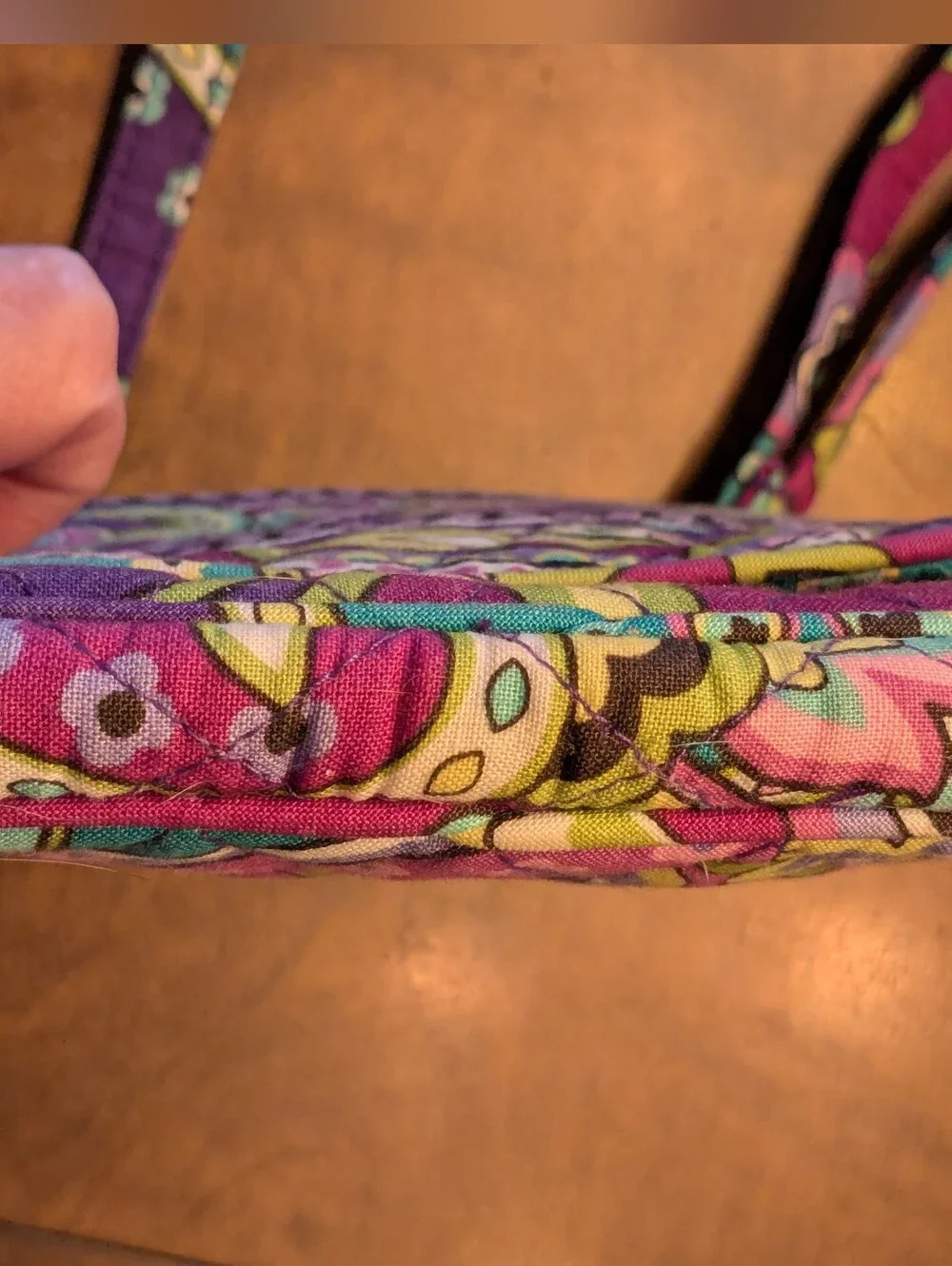 Vera Bradley Retired Heather Mini Hipster Crossbody Bag